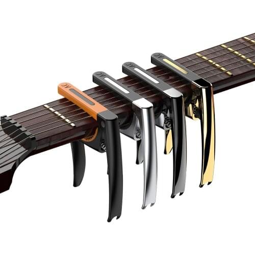 Solo Interchangeable Head Zinc Alloy Capo Folk Guitar Classical Guitar Electric Guitar Universal Capo With String Nail Function