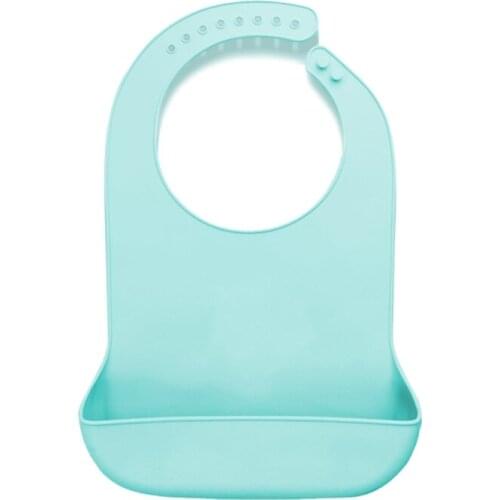 Waterproof Adult Mealtime Anti-oil Silicone Bib Protector Disability Aid Apron Senior Citizen Aid Aprons