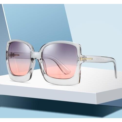 2021 big square tom ford sunglasses women high quality oversized fashion shades for Ladies large oculos de sol feminino Eyewear