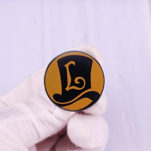 Professor Layton Emblem Inspired Pin Badge Fashion Jewelry Decor