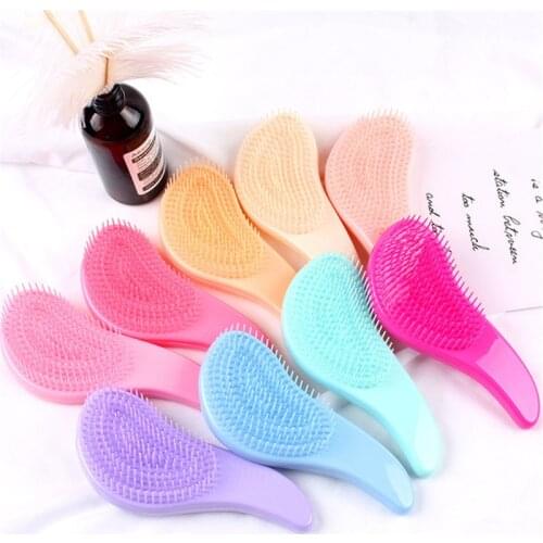 1pc Hot Magic Handle Comb Anti Static Massage Hair Brush Tangle Detangle Shower Massage Hairbrush Comb Salon Hair Styling Tool