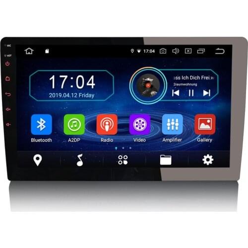 10.1" Android 10.0 OS 1 Din Car Multimedia One Din Car GPS Single Din Car Radio System Player with Adjustable Rotating Joint