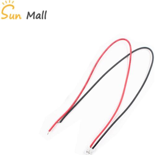 10PCS PH200mm-2P Terminal Wire Single Head PVC Electrical Connector Patch Cord Connector Harness