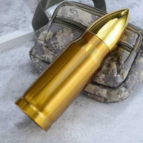 350ML 500ML Double-layer Vacuum Stainless Steel Bullet Sports Mug water bottle coffee cup Water cup vacuum cup kettle
