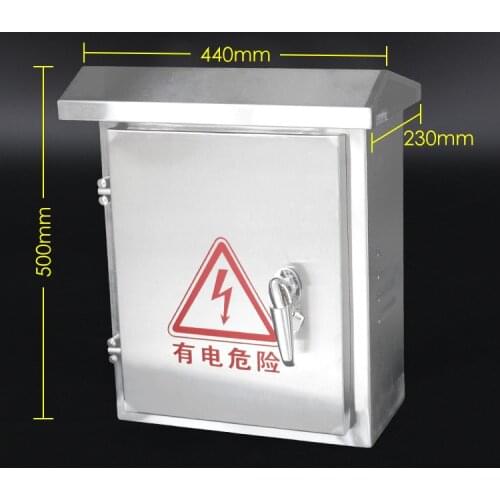 400*500*180mm Stainless steel distribution box outdoor electric control wall monitoring outdoor box enclosure