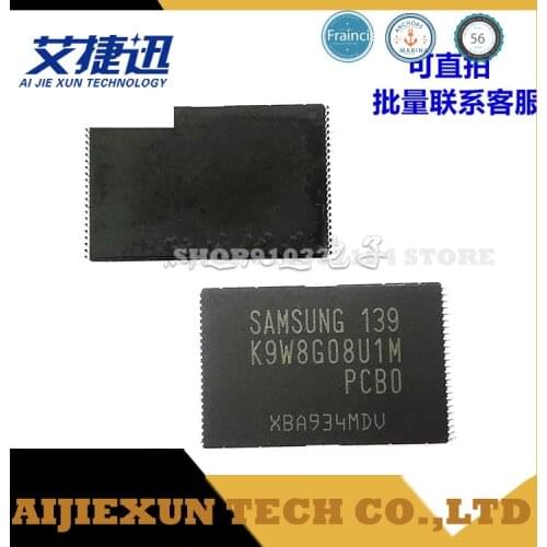 10pcs/lot K9W8G08U1M-PCB0 K9W8G08U1M-PCBO flash Memory IC CHIPS NEW AND ORIGIANL