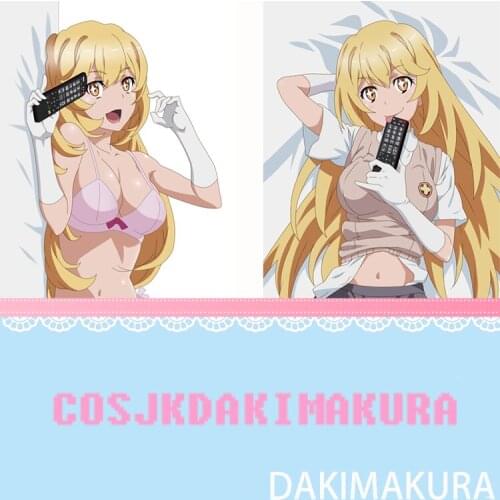 Anime A Certain Scientific Railgun Shokuhou Misaki Dakimakura HD Print Pillowcase Body Hugging Pillow Cover Room Bedding Otaku