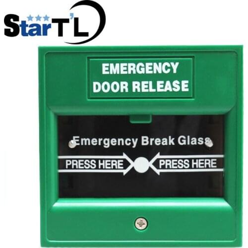 Emergency Break Glass Fire Alarm Emergency Door Release Emergency Exit Button Red Yellow White Green