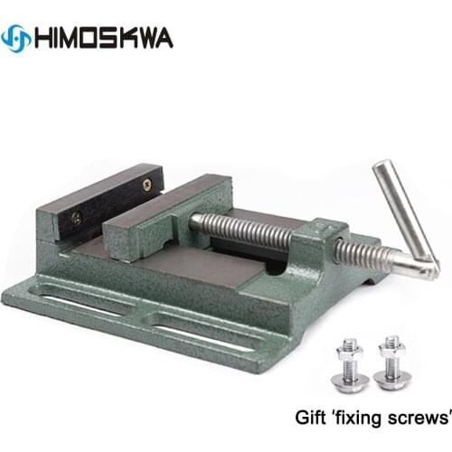 Free Shipping Woodworking Drilling Simple Machine Vise Pliers Table A Flat Nose Clamp Drill Table Vise 3 Inch