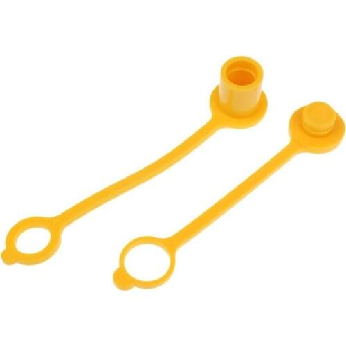 Gas Quick Disconnect thread nut Dust Cap Plug Cover 1/4'' 4-Piece/ PACK each of 2