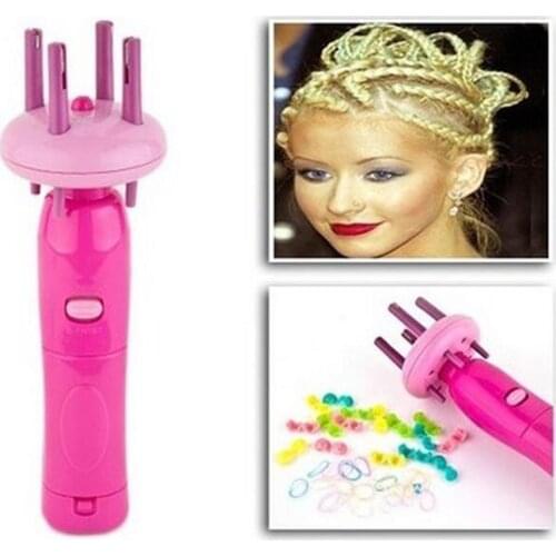 GirlS Electronic Automatic DIY Stylish Hairstyle Tool Braid Machine Hair Weave Roller Twist Braider Device Kit Gadget For Women
