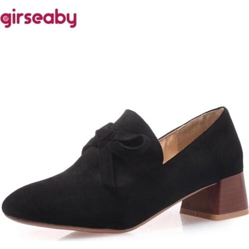 Замшевые туфли-лодочки Girseaby China At AliExpress