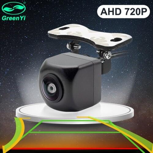 Greenyi HD 170 Degree Fisheye Lens Night Vision Artificial Intelligence Trajectory Parking Line Vehicle Rear View AHD Camera