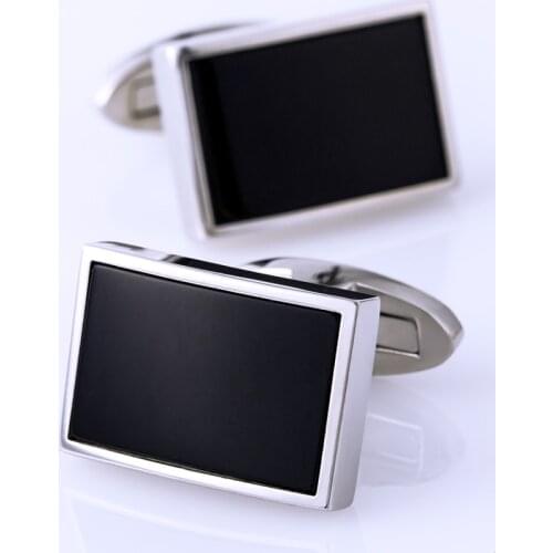 KFLK jewelry shirt Fashion cufflinks for mens Brand Cuff link Button Black High Quality Luxury Wedding Groom guests