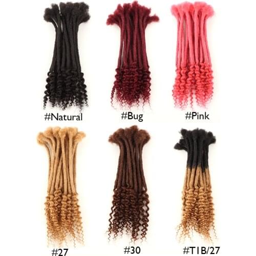 VASTCurly Ends Locs Wholesale 100% Human Hair Curly Ends Dreads Loc Extension