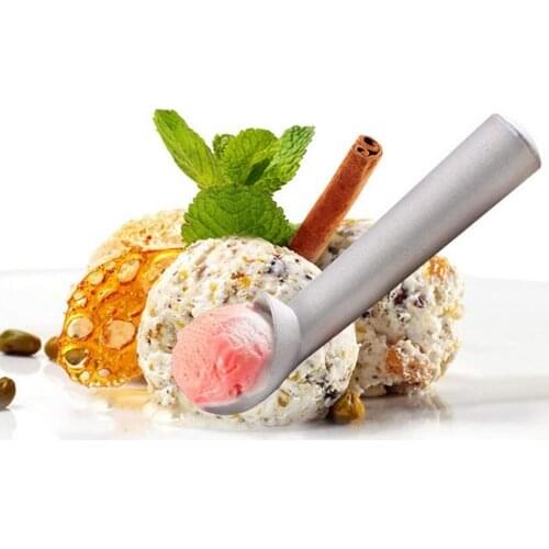 Ice Cream Spoon Tools Portable Aluminum Alloy Non-Stick Anti-Feeze Ice Cream Scoop Spoon For Home Kitchen Accessories
