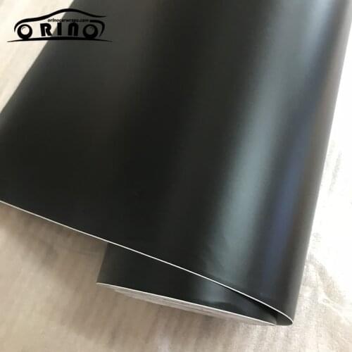 Matt Black Automobiles Car Body Hood Roof Vinyl Film Sticker Sheet Motorcycle Scooter DIY Styling Satin Metallic Film