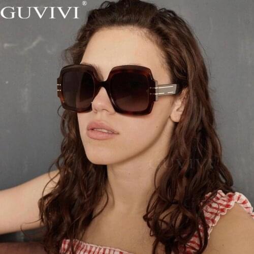 Fashion Square Oversized Sunglasses Women Men Trend Brand Sun Glasses Big Frames Eyeglasses Female Vintage Eyewear UV400 Oculos