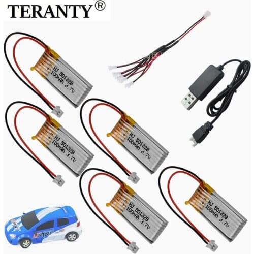 Original 3.7V 100mAh Lipo Battery with charger RC Mini White Plug for RC 1/28 Mini Car / RC Helicopter /RC quadcopter