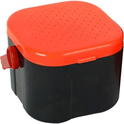 OOTDTY Portable Breathable Fishing Live Baits Container Holder Box Worms Lures Storage Earthworm Case Organizer Outdoor