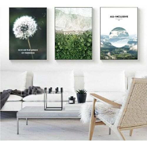 Simplicity Home Decorative Painting Hipster Dandelion Decorative Painting Living Room Decorative Painting Wall Poster Picture