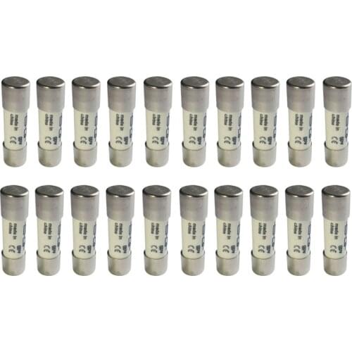 Retail 20 Pcs 1000 VDC Fuse Solar PV Explosion-Proof Fuse Silver - 15A & 16A