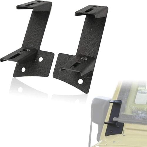 Windshield Hinge Corner A-pillar Bracket Mount Led Work Light Bar Holder For Jeep Wrangler JK 2007-2017