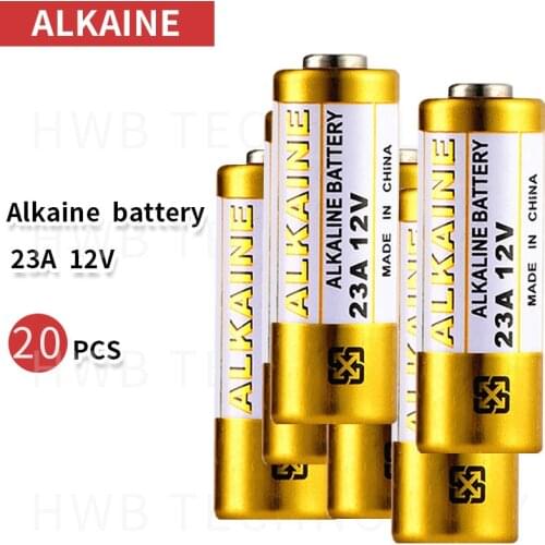 20pcs Alkaline battery 12V 23A battery 12V 27A 23A 12 V 21/23 A23 E23A MN21 RC control remote controller battery RC Part