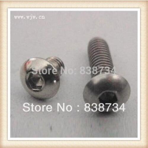 304 stainless steel m3*10mm standard screw (100pcs/lot)