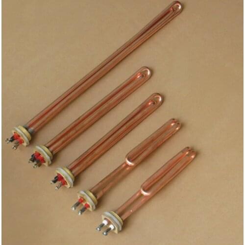 Electrical Element Booster For Water Heater DN25 Power 1.5KW-6KW Optional Copper