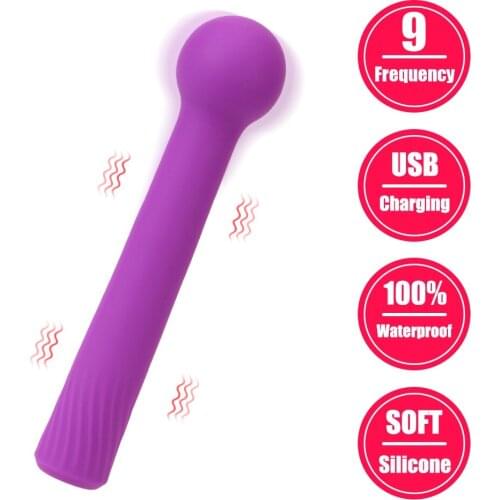 Vaginal Massager G-Spot Clitoral Stimulator 9 Speeds Bendable Sex Toys for Woman Female Masturbator Dildo Vibrator