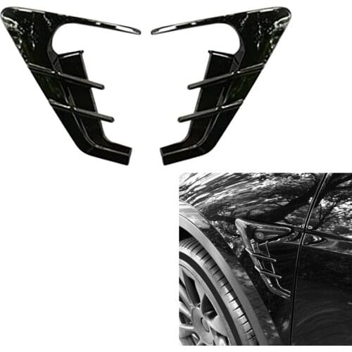 For Tesla Model Y 2020 2021 Camera Fender Cover Vent Frame Side Exterior Decor Protection Sticker