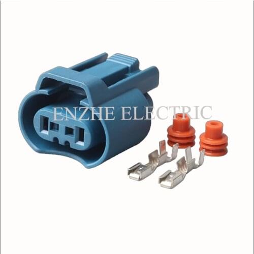 100set DJ7028WA-2.8-21 9006HB3 Terminal jacket auto Plug socket 2 pin female Connector Fuse box