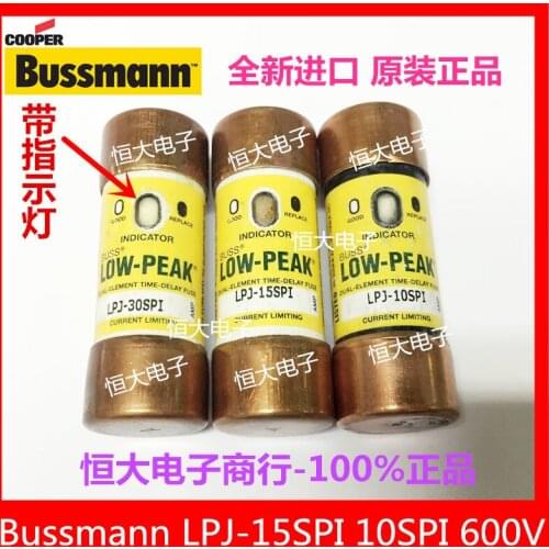 BUSSMANN LPJ-17-1/2SPI 600V import fuse delay fuse with indicator light