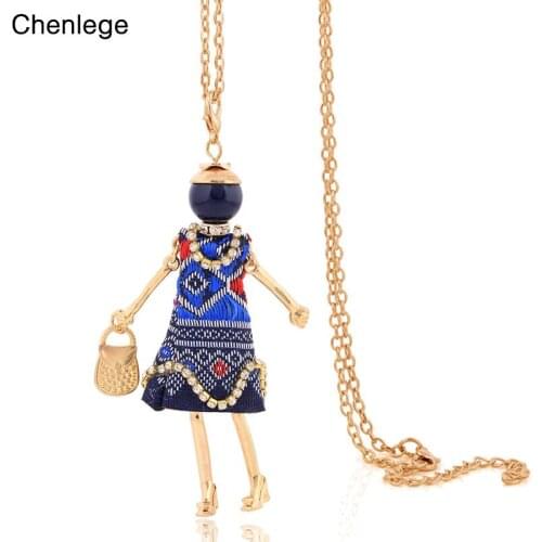 Chenlege 2017 new necklaces for women big pendant & necklace long chains female choker lovely jewelry free shippping