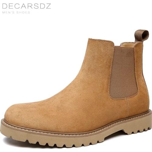 Мужские ботинки челси DECARSDZ/迪凯士 China At AliExpress