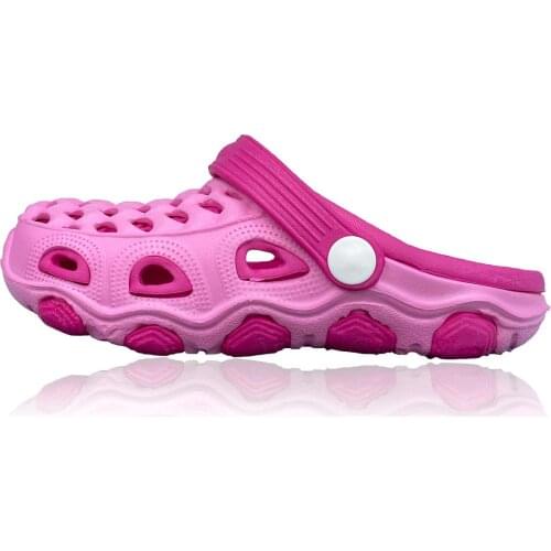 Female Child Pink Sports Crocse