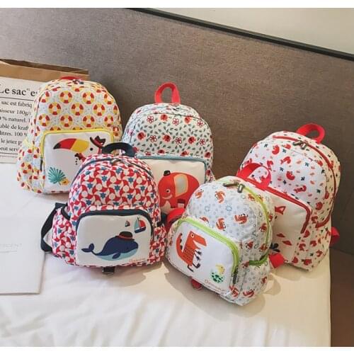 Cute Animal Children Backpack Kindergarten School Bag Mochila Escolar Age 1-3 Toddler Backpack Anti-lost Kids Baby Bag