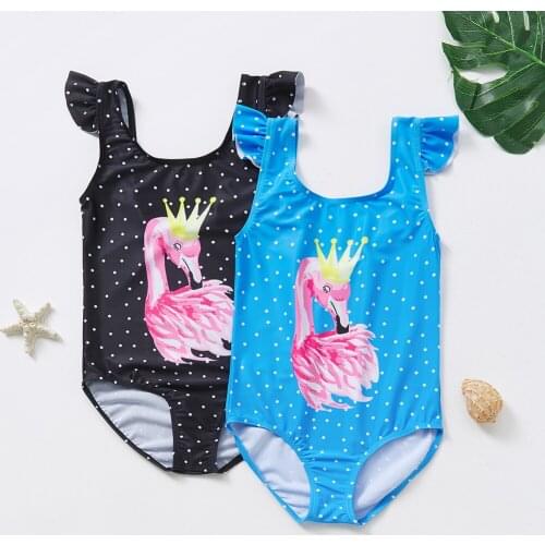1~8Y Toddler Baby Girls Swimsuit one piece Girls Swimwear Kid Girls Swimming outfit Children Swimwear Bathing suit