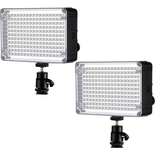 AL-H198C CRI 95+ Lamp 5500K / 3200K Dimmable LED Video Light for Canon for Nikon for Pentax DSLR Camera Video Camcorder