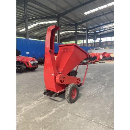 Mini Gasoline Wood Chipper 15hp Shredder Machine Branch Grinder Slash Chopper