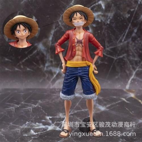 Anime One Piece Grandista Monkey D Luffy Action Figure Toy Grandline Men Luffy Collectible Figurine Model Dolls Kids Gift 28cm