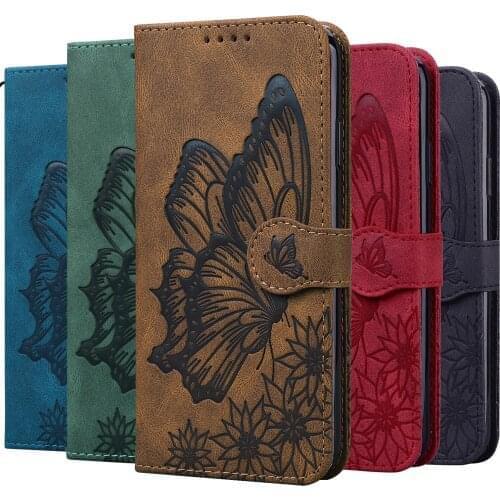Retro Flip Leather Phone Case For Sony Xperia 5 10 II III L4 Butterfly Book Cover