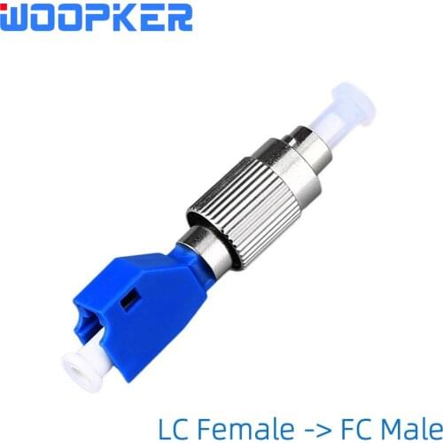 LC Female to FC Male Adapter Optical Power Meter Visual Fault Locator Fiber Optic Hybrid Simplex Single Mode Connector