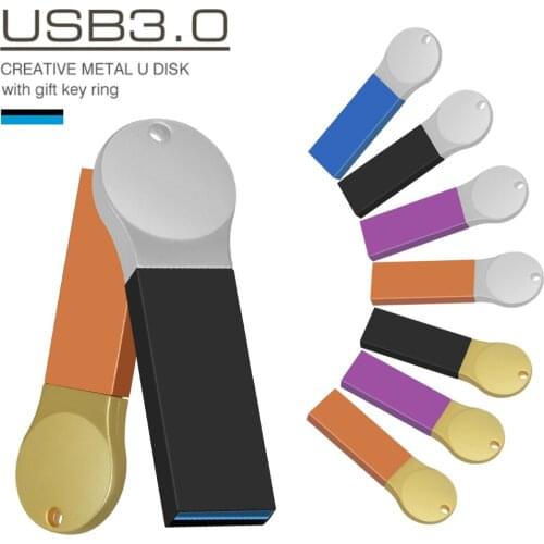 Metal USB flash Drive 32GB 16gb 64gb Real capacity waterproof High speed usb 4gb 8gb 128gb pendrive 3.0 portable usb stick