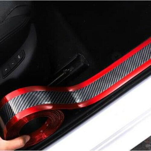 For Car Door Pedal Trim Bumper DIY Door Sill Protector Edge Guard Car Styling 1 Meter Rubber Moulding Strip Rubber