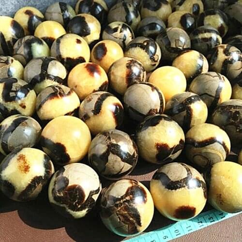 Natural Tortoise Stone Sphere Quartz Crystal Ball Sample Heals 2pcs