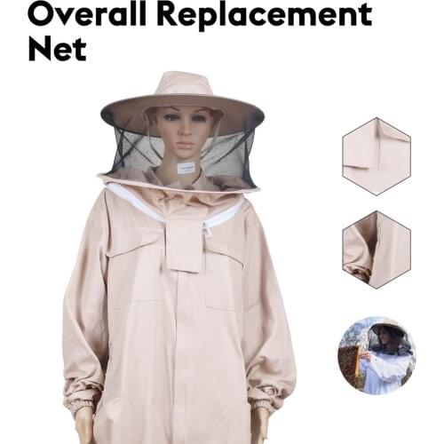 Beekeeping Clothing Coffee Color Overall Replacement Hat Full Body Suit Bee Clothes Product For Beek
