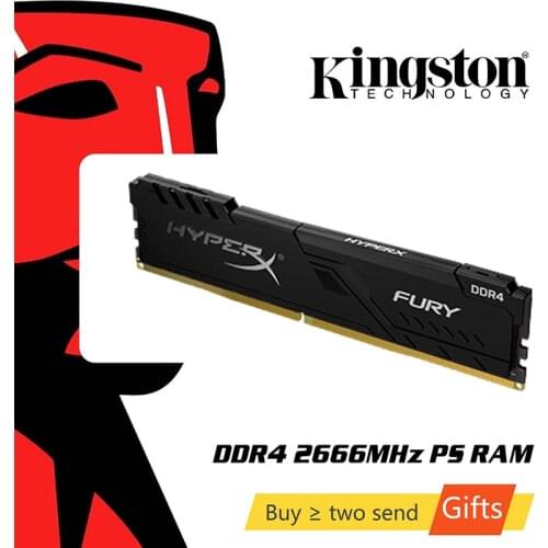 Original Kingston HyperX FURY 4GB 8GB 16GB Desktop Game RAM Memory DDR4 2666MHz CL16 DIMM 288-pin Internal Memoria For Gaming
