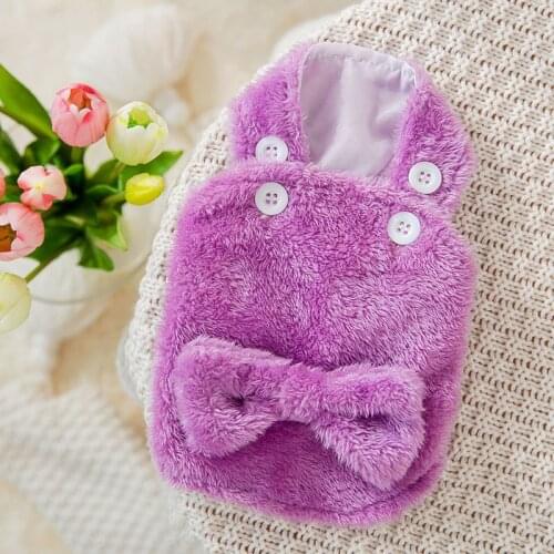 Wam Plush Dog Vest Clothes Spring Autumn Soft Pet Clothing for Small Medium Dogs Pet Puppy Chihuahua Shirt Pets Apparel